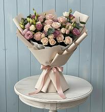 Букет цветов из:  Розы и Лизиантусы в Шебекино