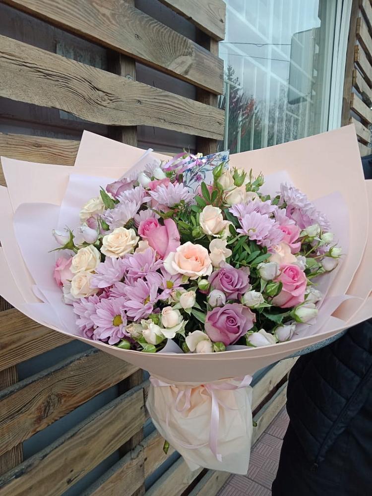 Букет цветов из: Розы и Хризантемы в Шебекино