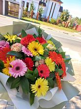 Букет цветов из:  Герберы #REPLACE_PRED# Шебекино