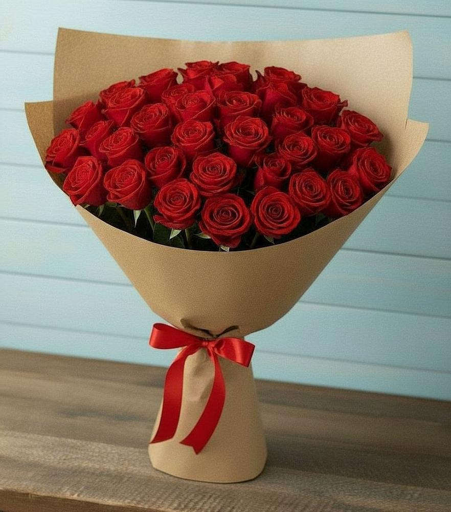 Букет Красные розы Милано в Шебекино