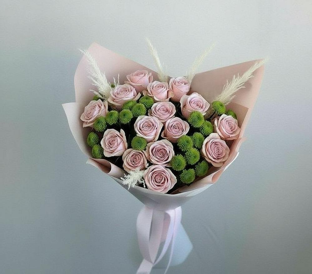 Букет цветов из: Розы и Хризантемы в Шебекино