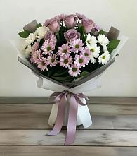 Букет цветов из:  Хризантемы и Розы в Шебекино