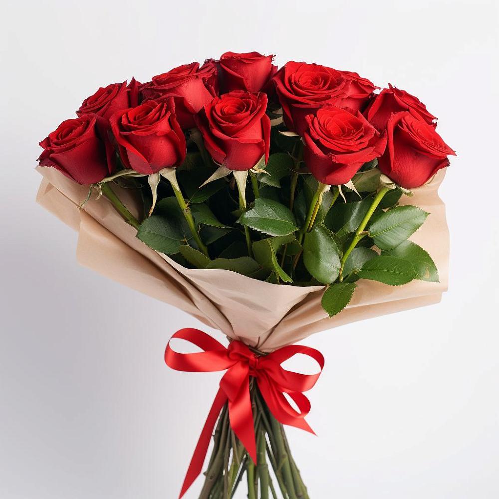 Букет 11 Красных роз Эдлесс Лав в Шебекино
