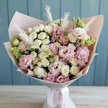 Букет цветов из:  Альстромерии и Розы в Шебекино