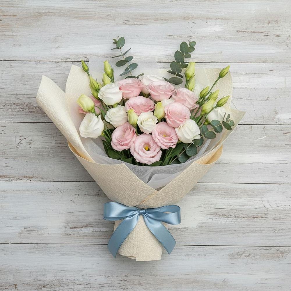 Букет цветов из: Лизиантусы в Шебекино